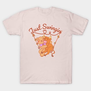 Just Swingin' Bear n Bull T-Shirt